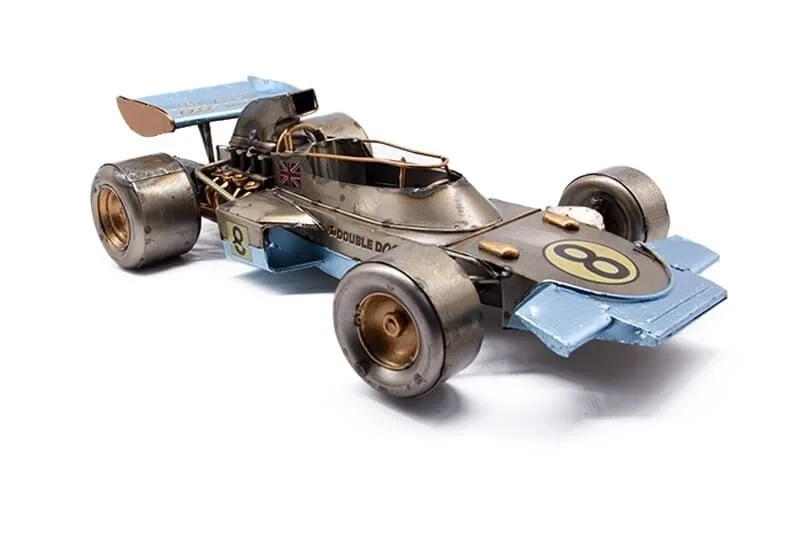 Dekoratif Metal Yarış Arabası