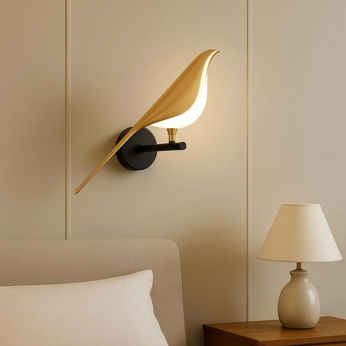 360 LED Kuş Duvar Lambası