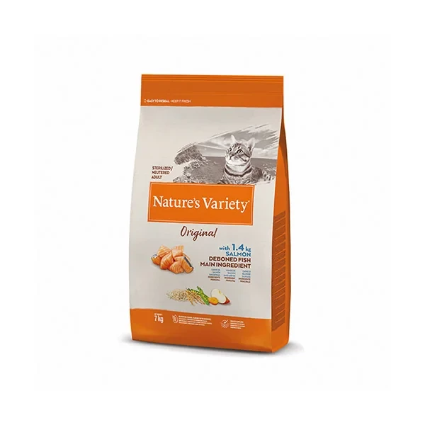 Natures Variety Somonlu Kısırlaştırılmış Kedi Maması 7KG