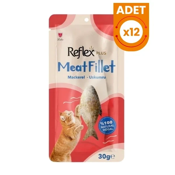 Reflex Plus Meat Fillet Uskumru Balıklı Fileto Kedi Ödül Maması