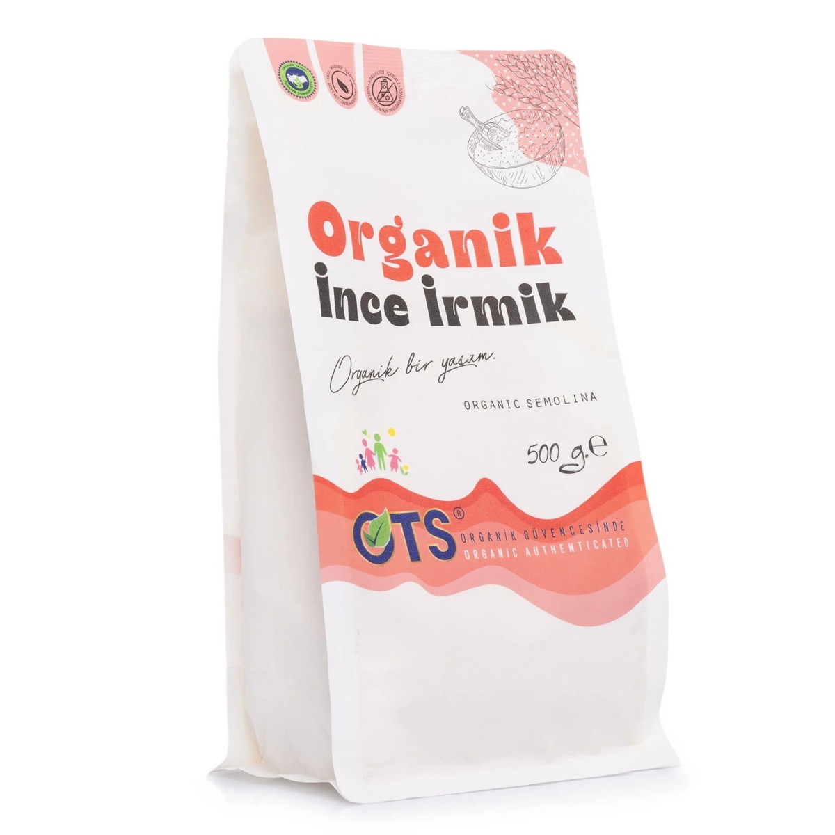 OTS Organik İnce İrmik 500 gr