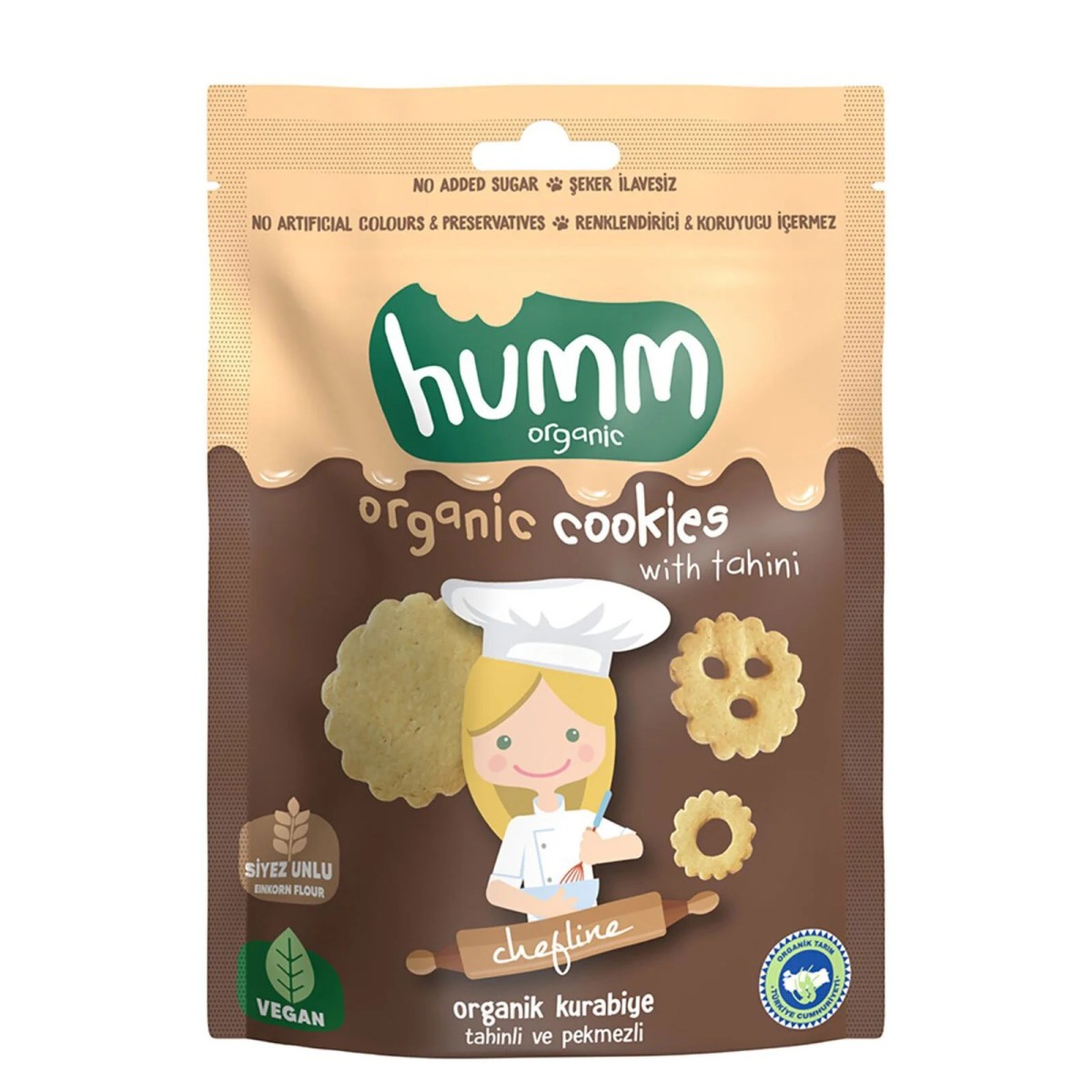 humm organic Tahinli Pekmezli Vegan Kurabiye 55 g