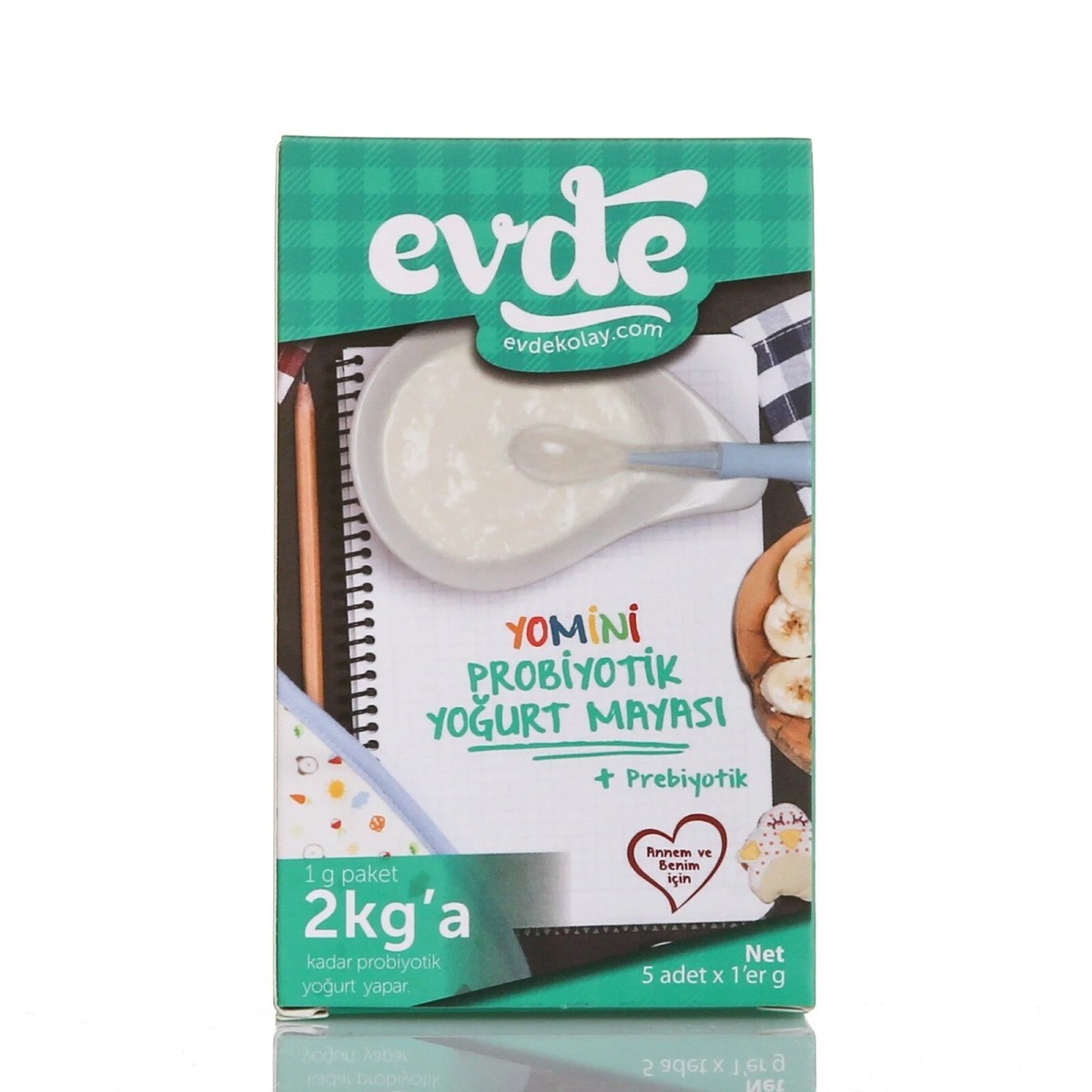 Evde Yomini 5'li Probiyotik Yoğurt Mayası