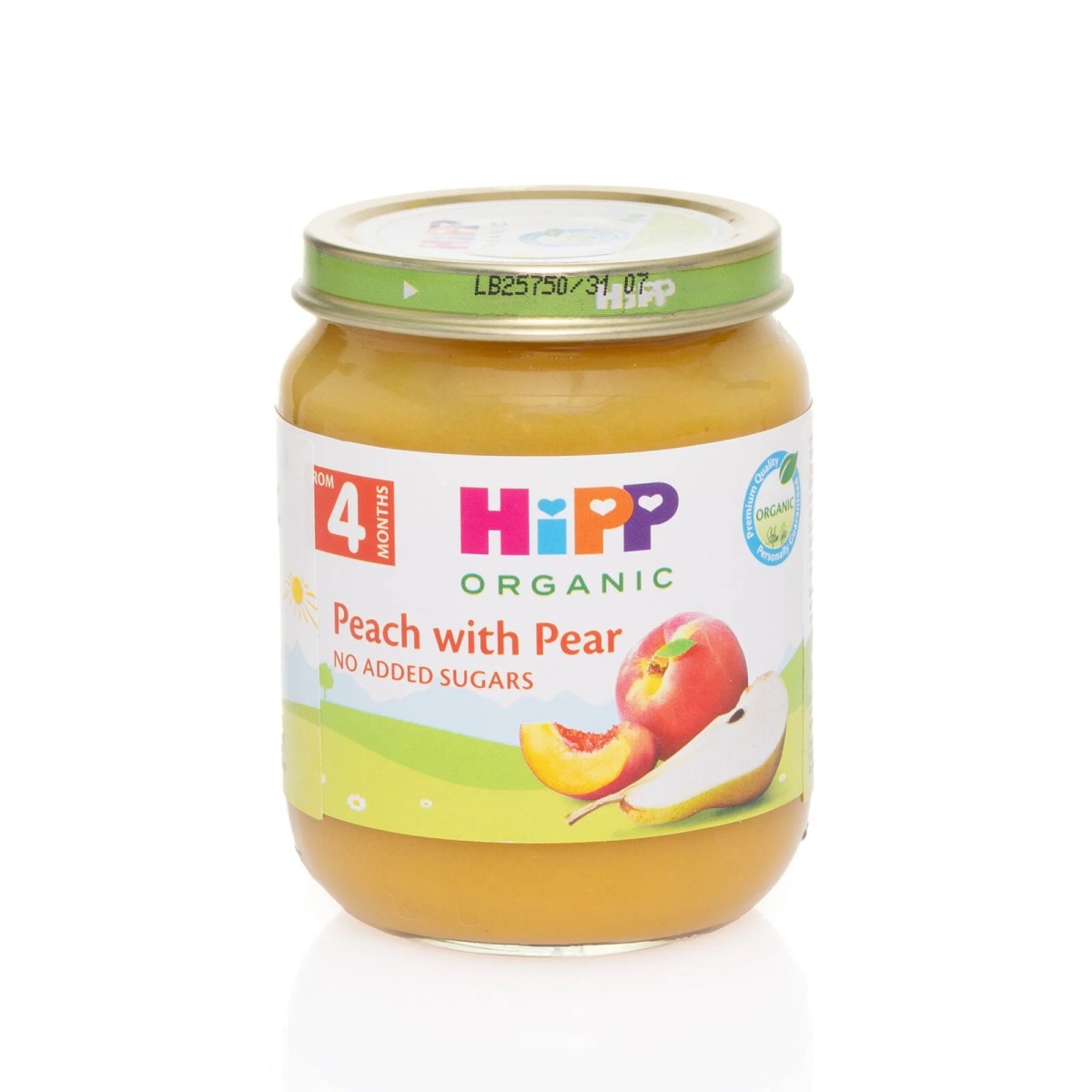 HiPP Organik Armutlu Şeftali Püresi 125gr