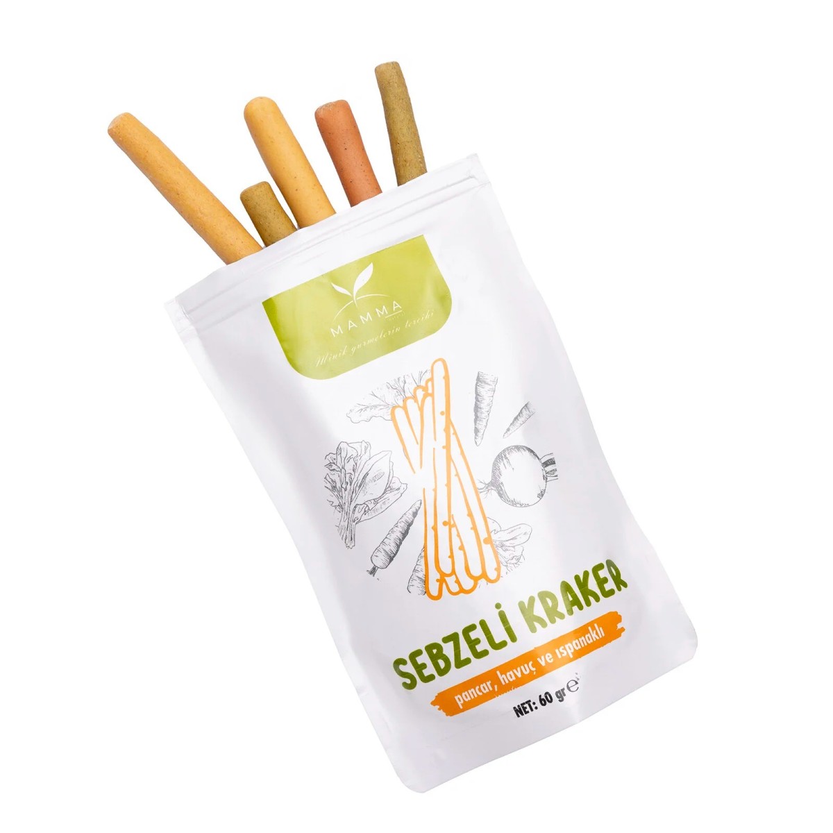 Mamma Baby Food Mamma Sebzeli Kraker 60gr