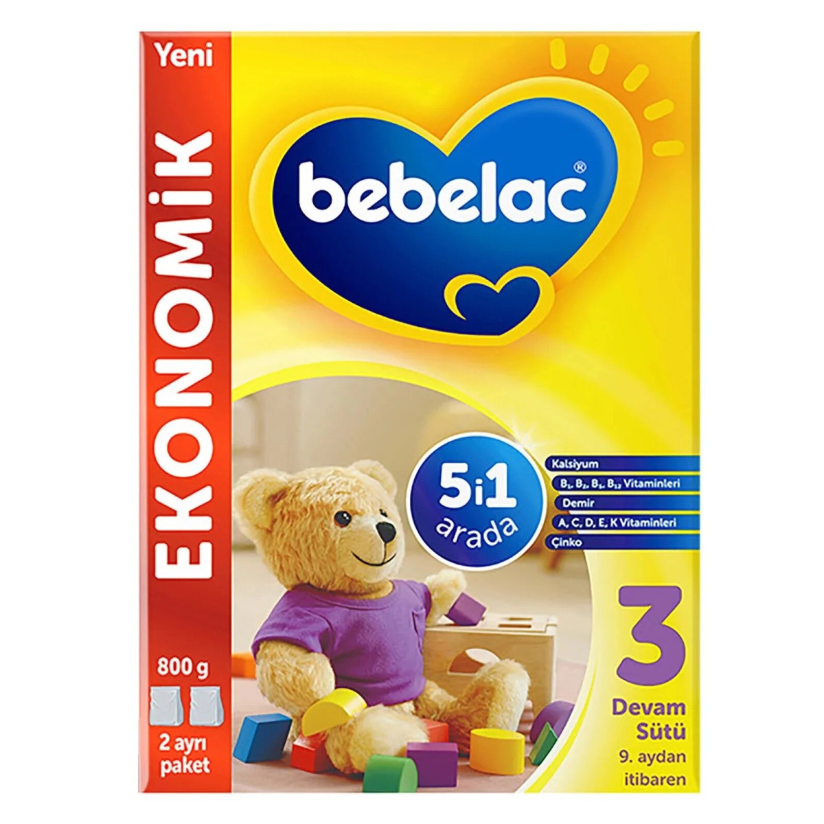 Bebelac 800 GR 3 NUMARA DEVAM SÜTÜ
