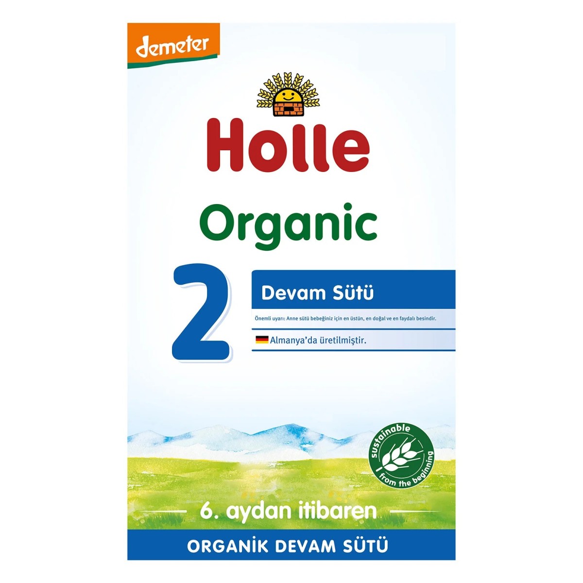 Holle Organik 2 Bebek Devam Sütü 600 gr +6 Ay