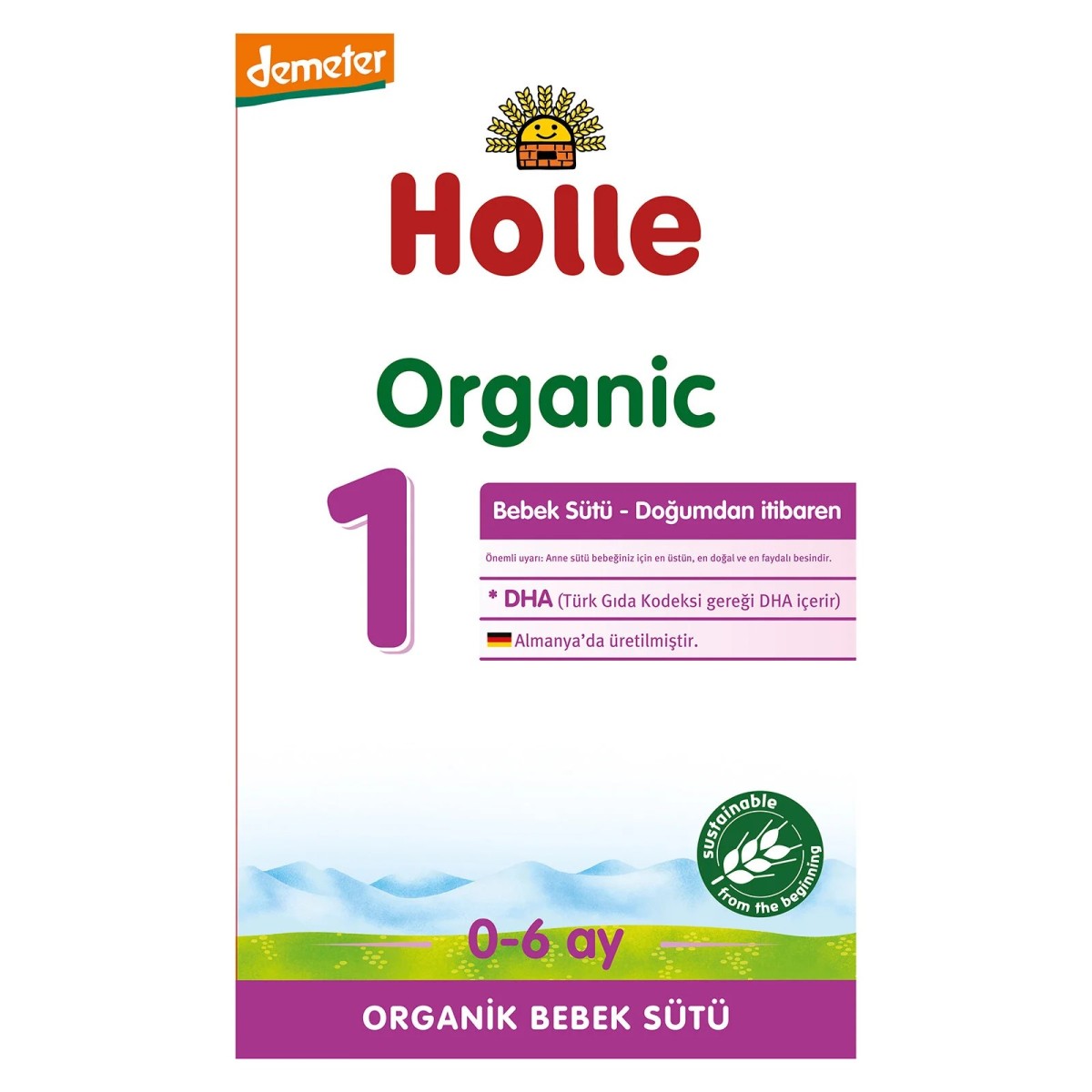 Holle 1 Organik Bebek Sütü 400 gr 0-6 Ay