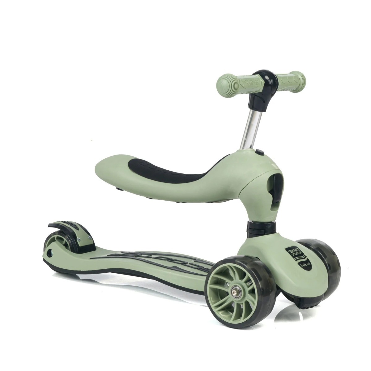 baby toys Unicare Smart Oturaklı Çocuk Scooter Yeşil