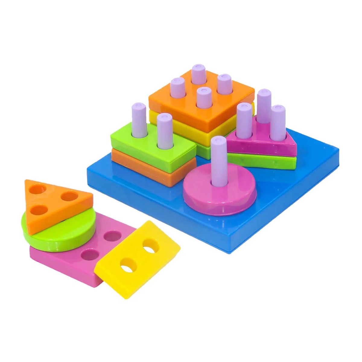 Kiki Geometrik Şekiller Bulmaca Asortili