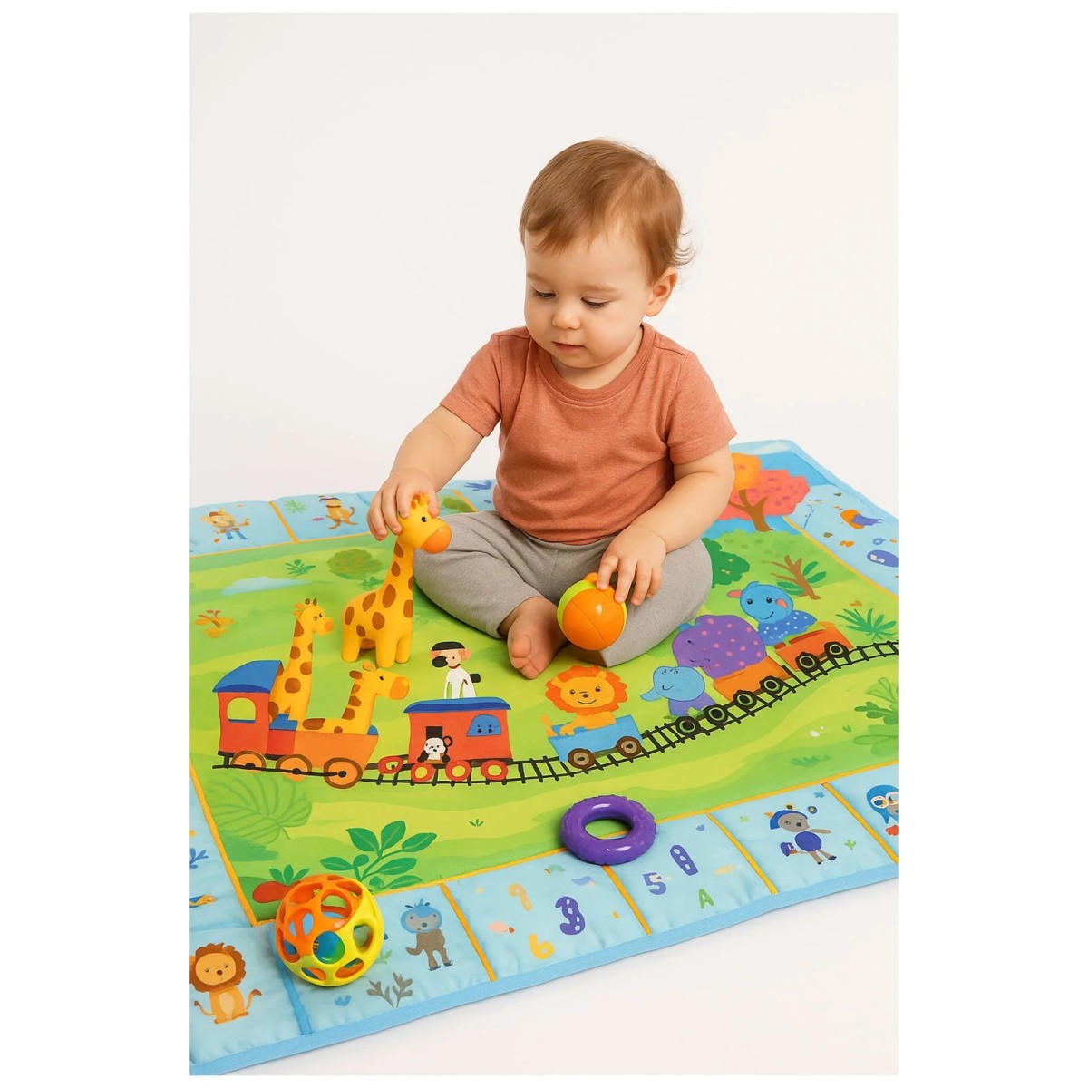 SafeMom Hayvanlar Oyun Matı 90x145 cm
