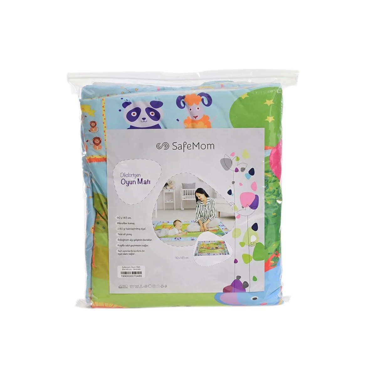 SafeMom Hayvanlar Oyun Matı 90x145 cm
