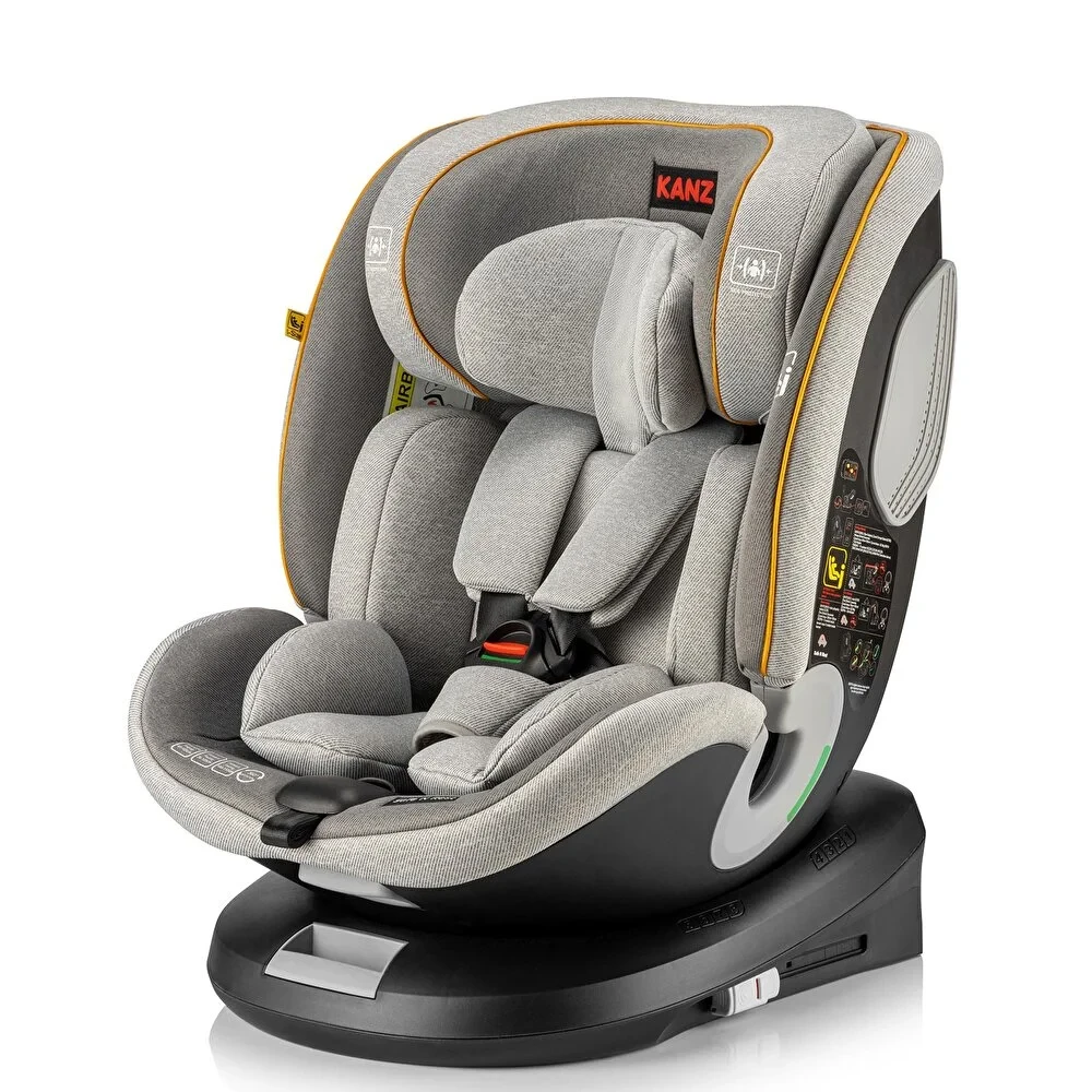 Safe N Rest 0-36 Kg Oto Koltuğu i-Size, Isofix’li, Darbe Emici Yan Koruma, 0-12 Yaş, 36 kg, Gri