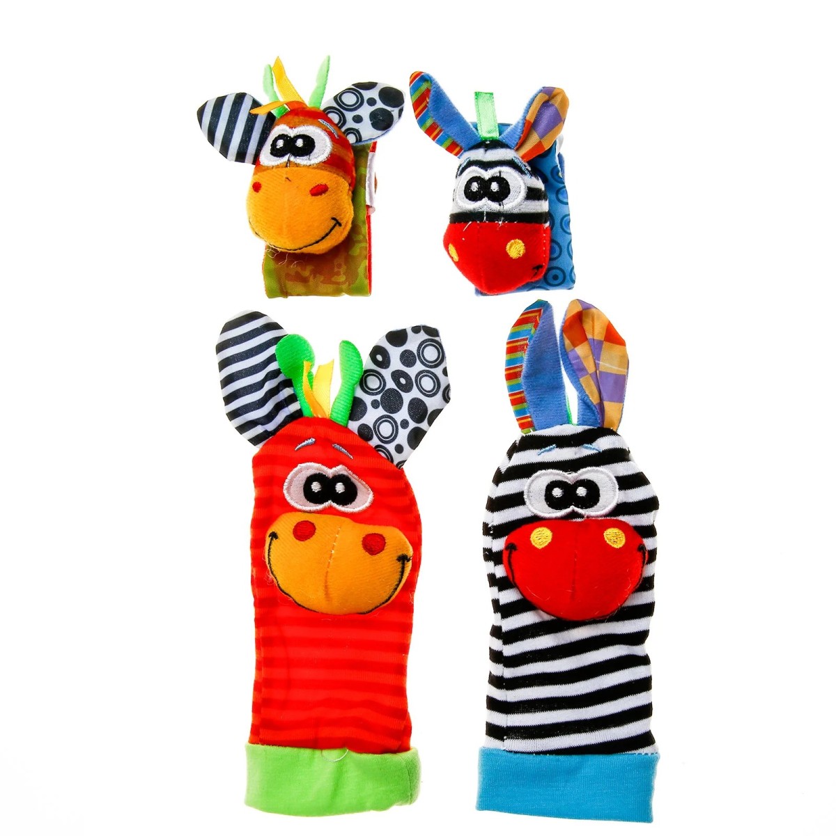 Sozzy Toys Çıngıraklı Bebek Bileklik ve Çorabı