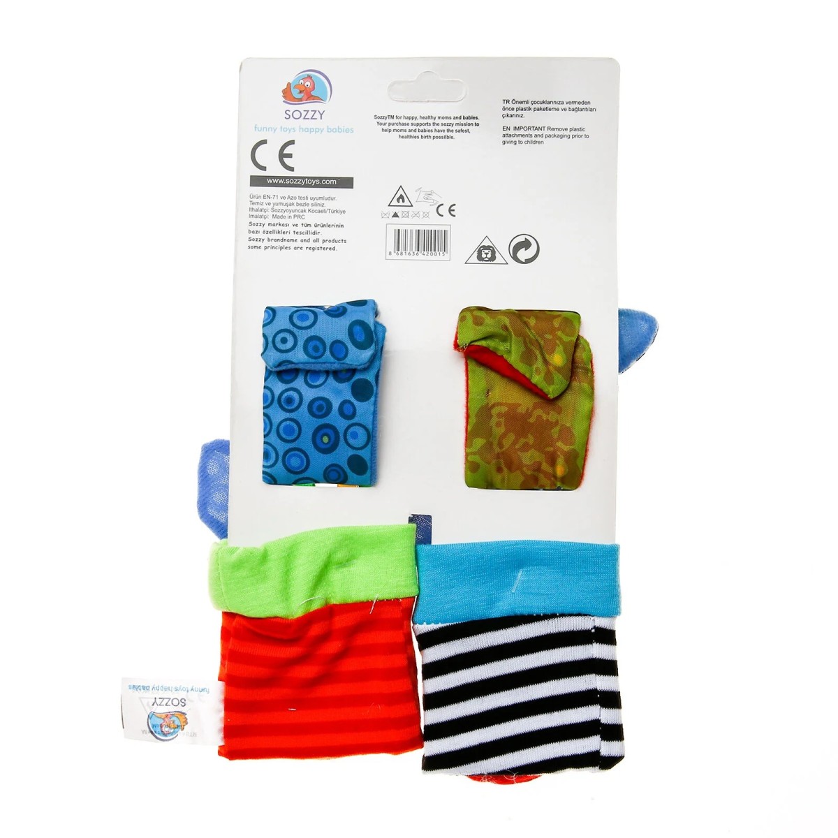 Sozzy Toys Çıngıraklı Bebek Bileklik ve Çorabı