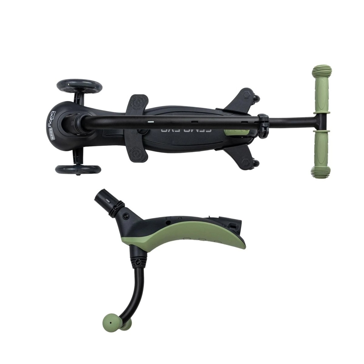 Baby toys Funride Sema 5 özellikli Oturaklı Işıklı Tekerlekli 3 Tekerlekli Scooter