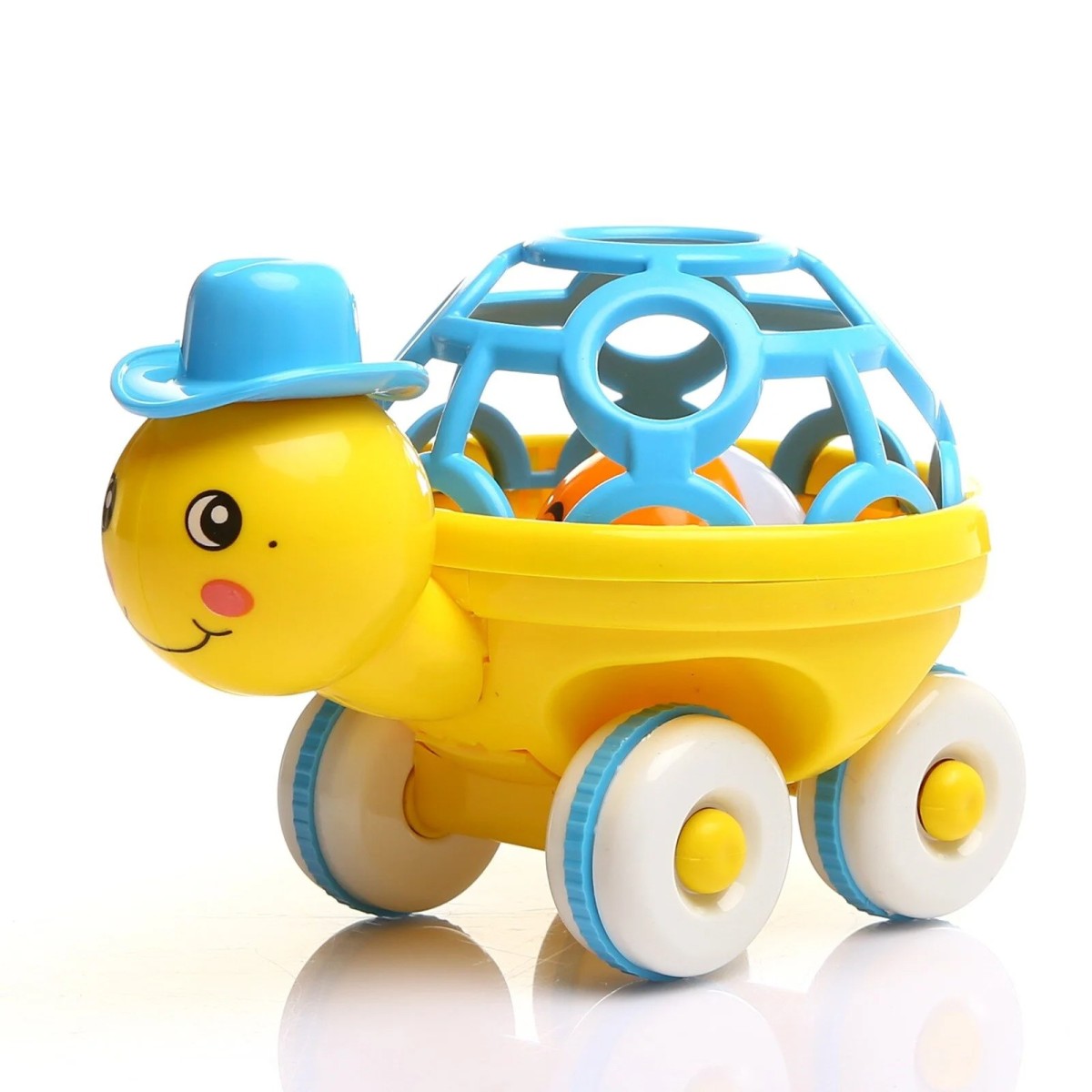 Can-Em Tekerlekli Çıngıraklı Kaplumbağa Asortili