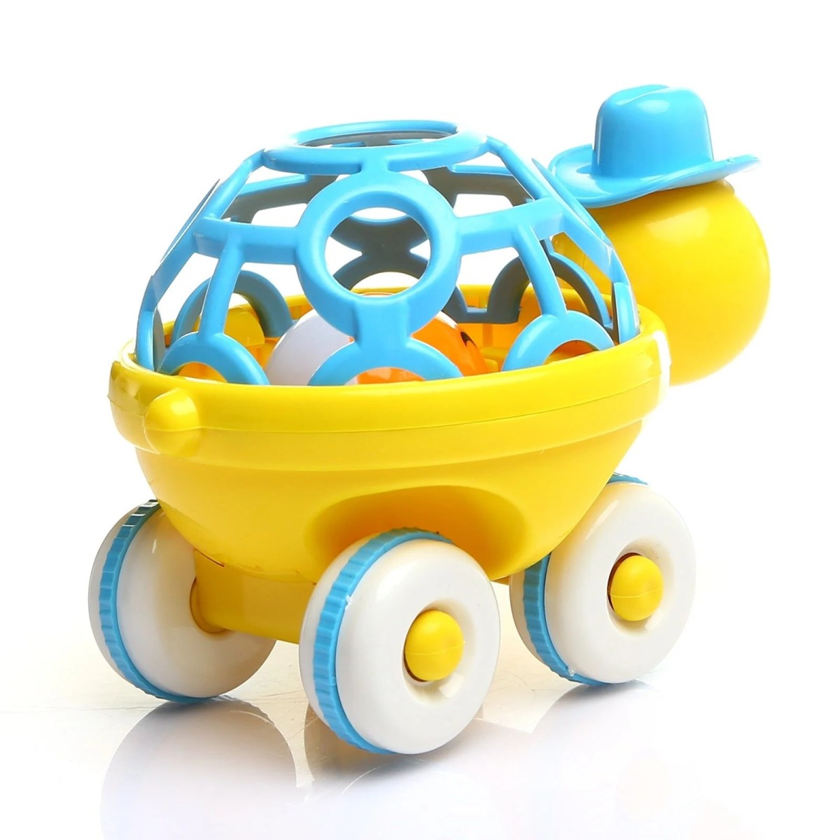 Can-Em Tekerlekli Çıngıraklı Kaplumbağa Asortili