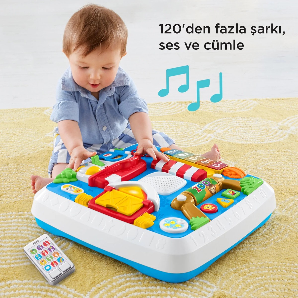 Fisher-Price Fisher Price Eğitici Köpekçiğin Aktivite Masası Türkçe ve İngilizce
