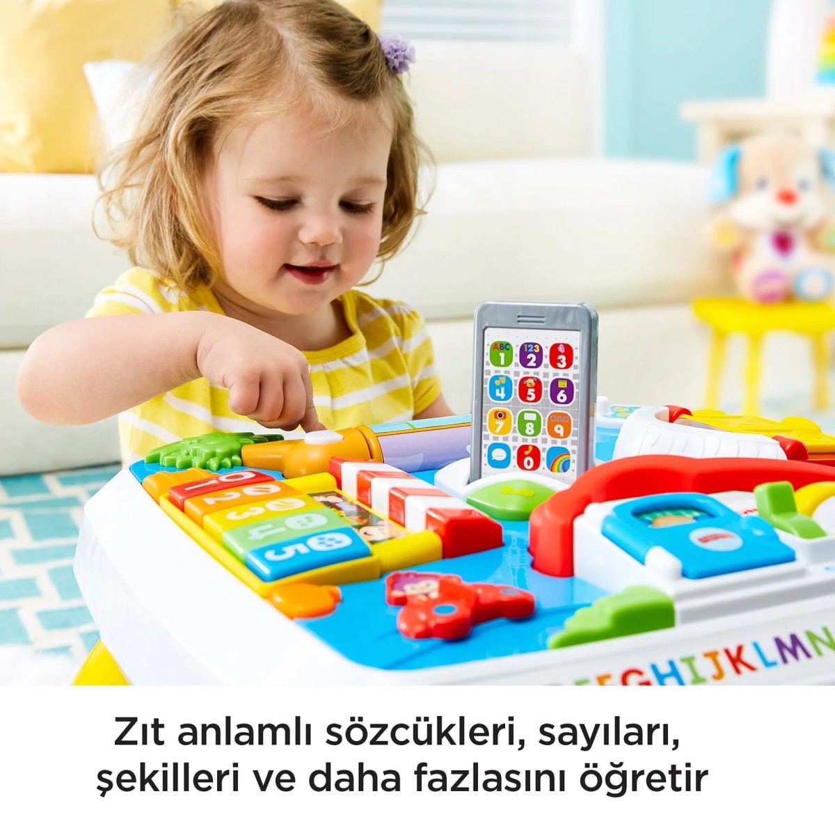 Fisher-Price Fisher Price Eğitici Köpekçiğin Aktivite Masası Türkçe ve İngilizce