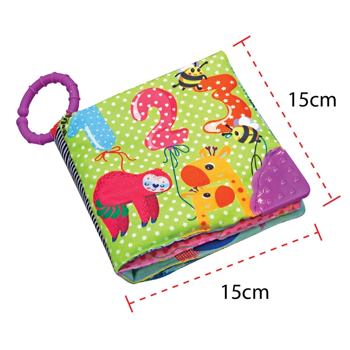 Baby toys Molie Bebek Dişlikli Sayılar Hışırtılı Kitap