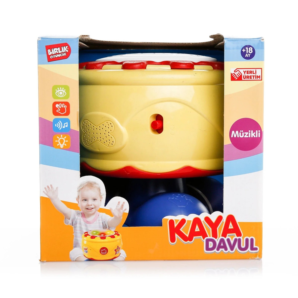 Birlik Oyuncak Işıklı Sesli Kaya Davul