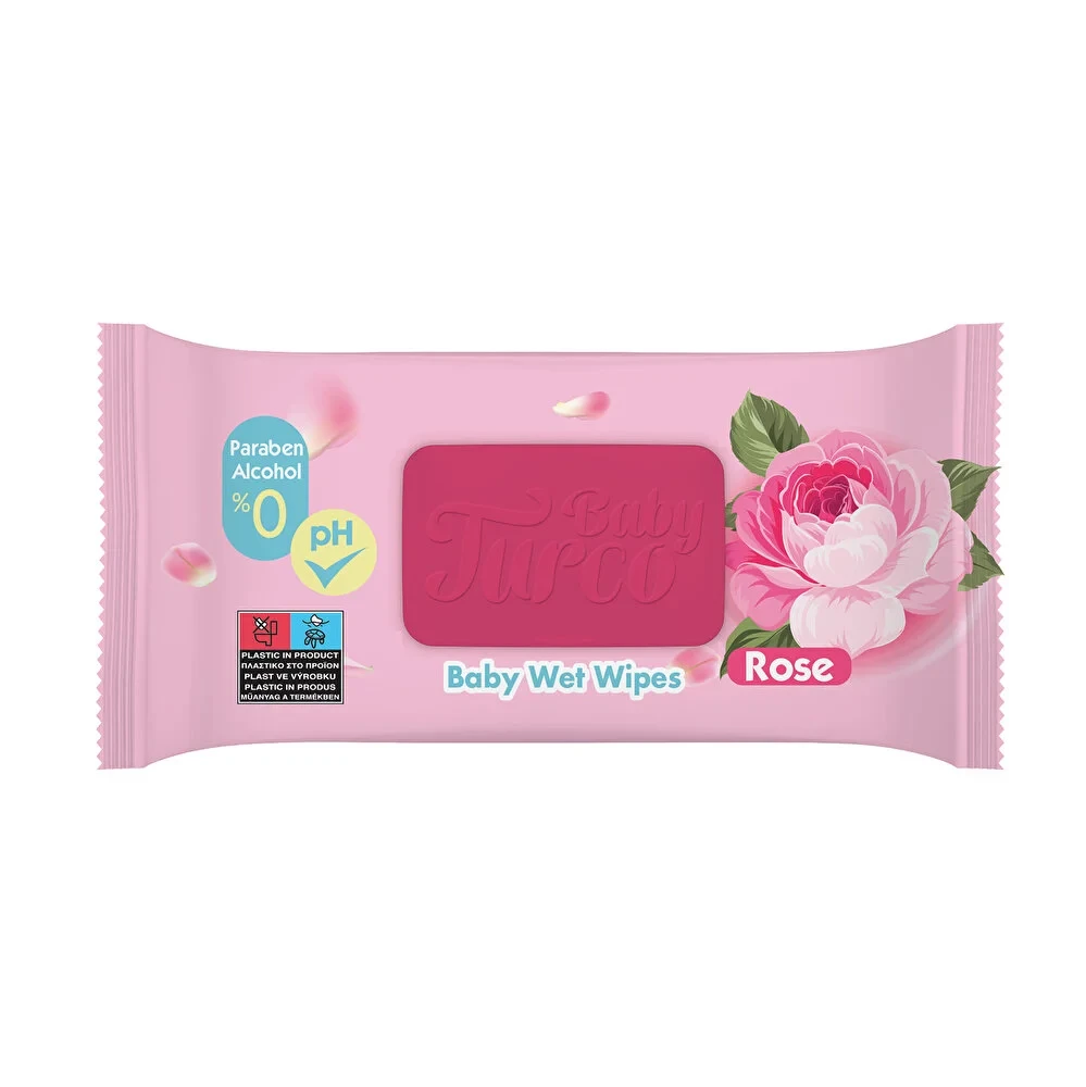 Gül Kokulu Bebek Islak Mendil 24x90 Adet