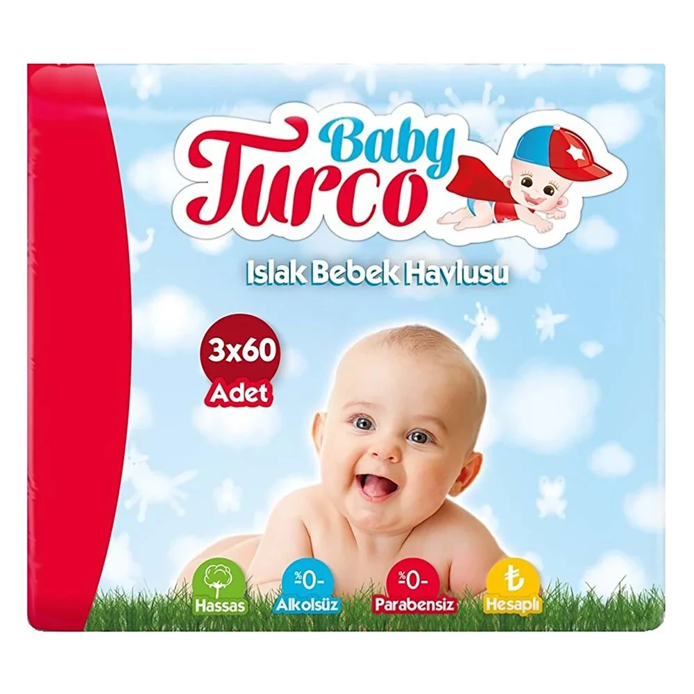 Bebek Islak Mendil 3x60 Adet