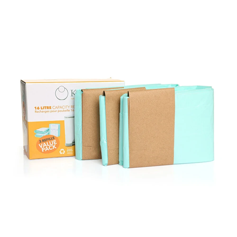 3 X 495 Adet Kirli Bebek Bezi Kapasiteli Çöp Poşeti