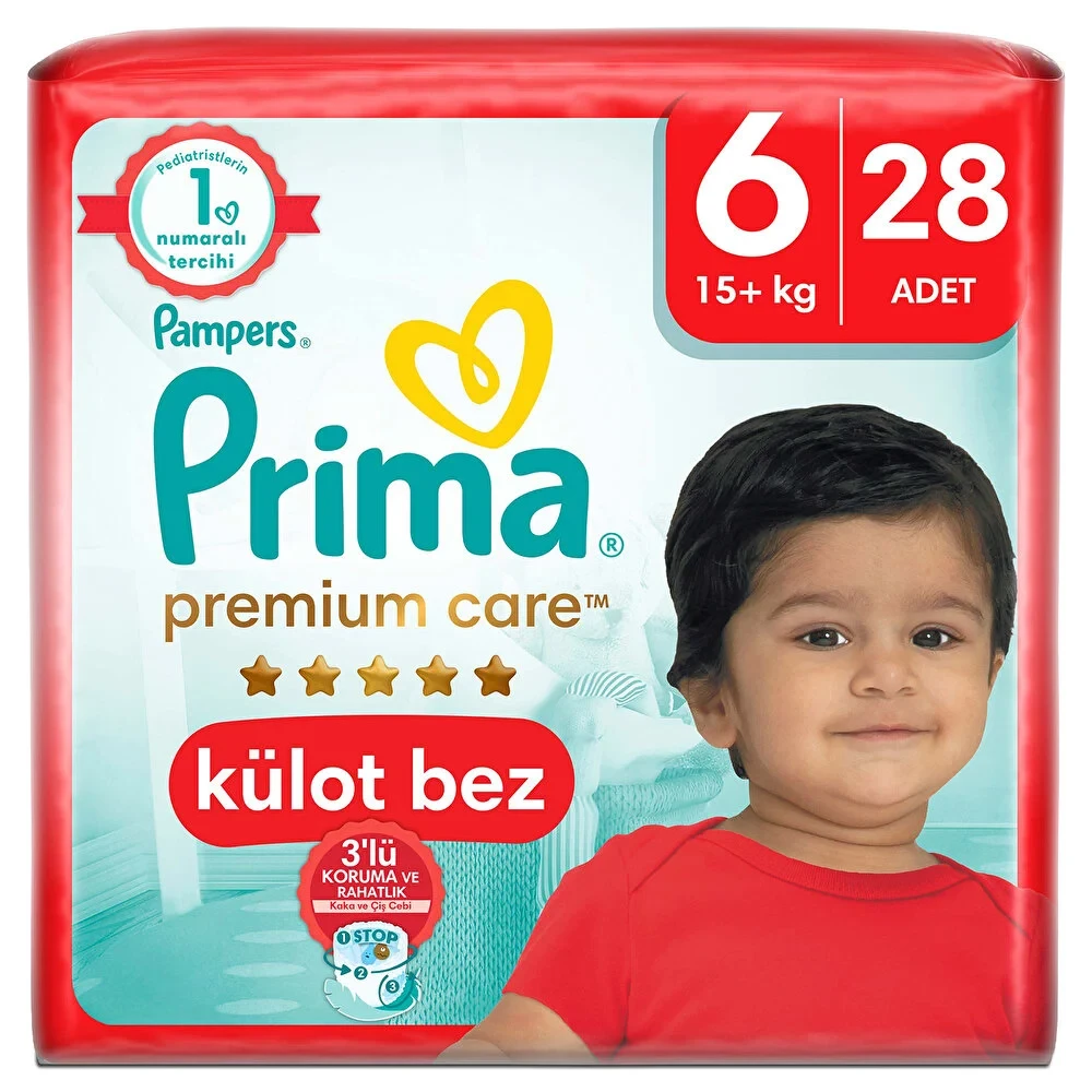 Premium Care Külot Bez Extra Large 6 Beden İkiz Paket 15+kg 28 Adet