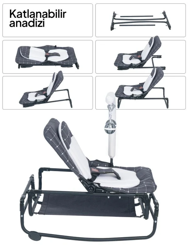 Kujju Star Lüks Anadizi - Gri