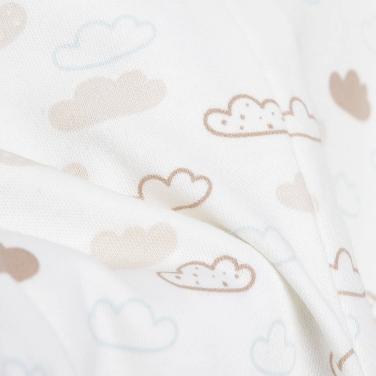 HelloBaby Yenidoğan Erkek Bebek 2li Patikli Tulum İnterlok Bisiklet Yaka Uzun Kol Mavi