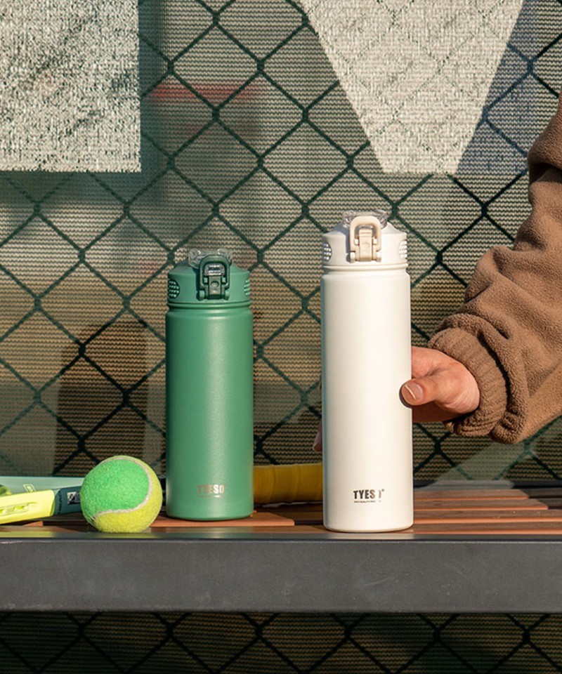 Tyeso Active Color Vakumlu Termos Yıkanabilir Silikon Pipetli 750ML